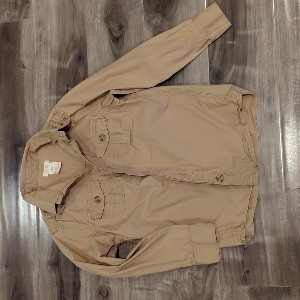 Joe fresh brown Button up shirt.
